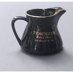 Teachers Scotch Whisky Ceramic Bar Pitcher Jug Advertising Barware